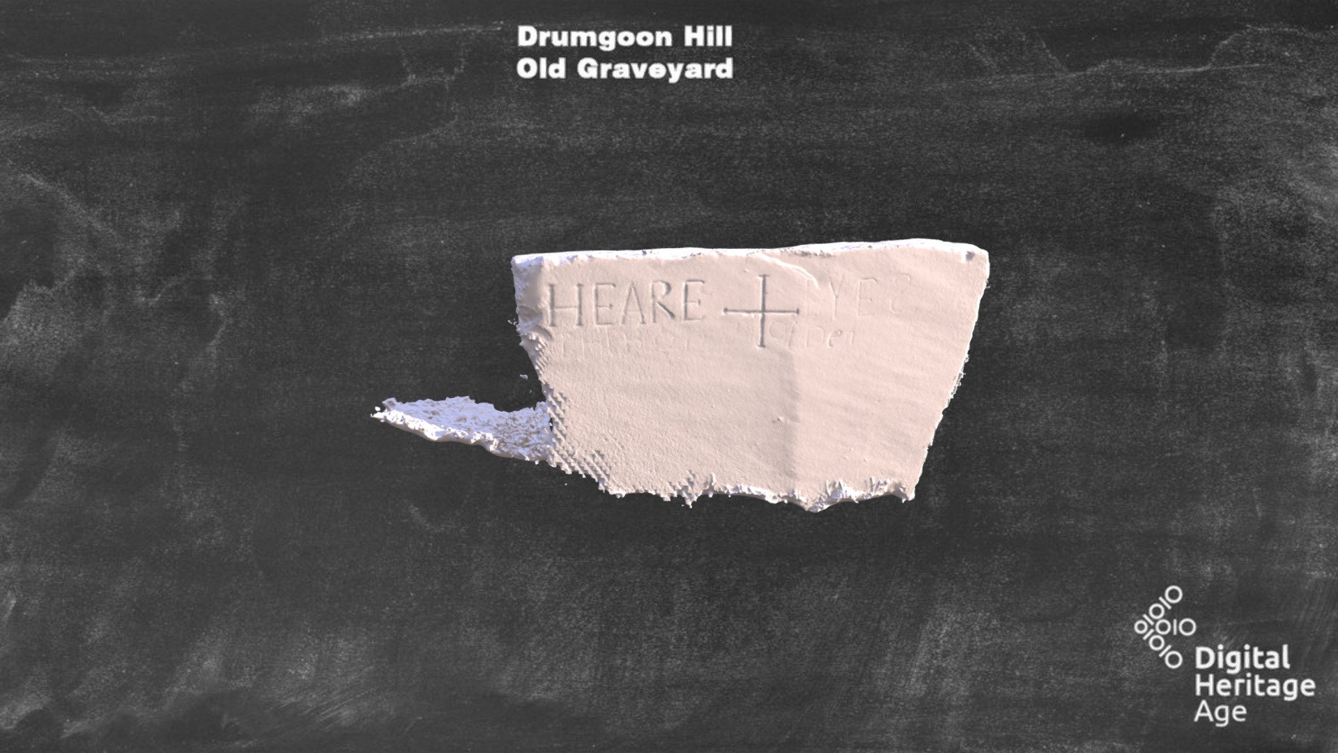 Drumgoon Hill - Old Graveyard Headstone 605
