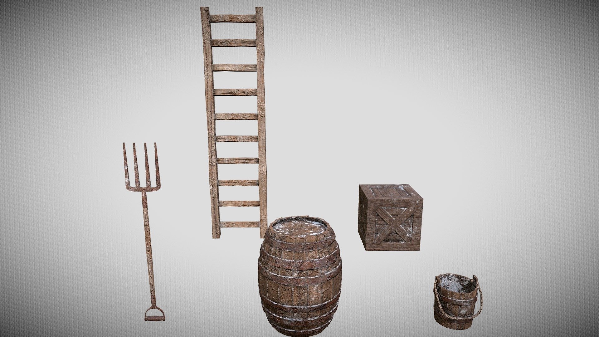 Snowy farm set (part 1)