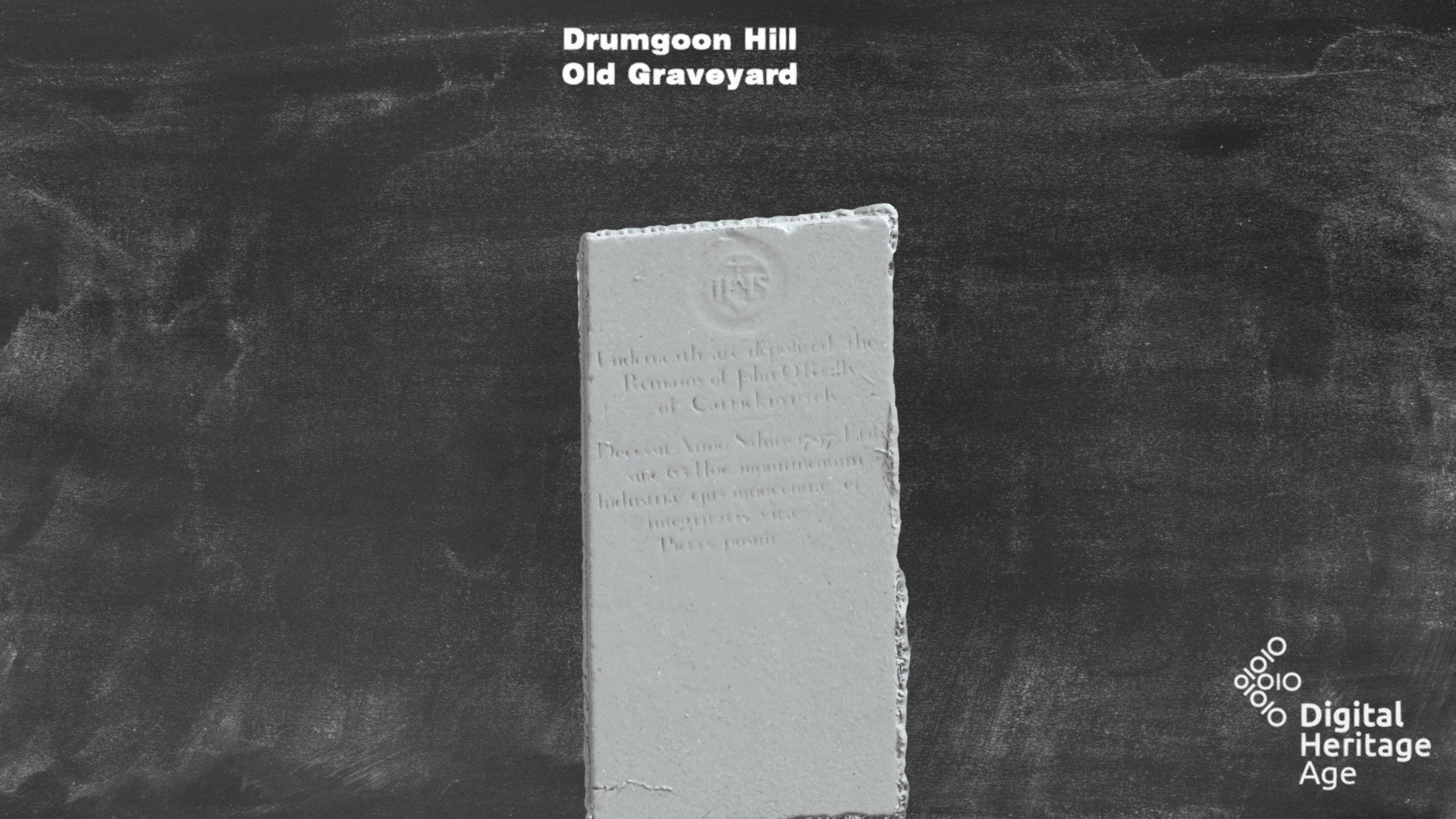 Drumgoon Hill - Old Graveyard Headstone  288