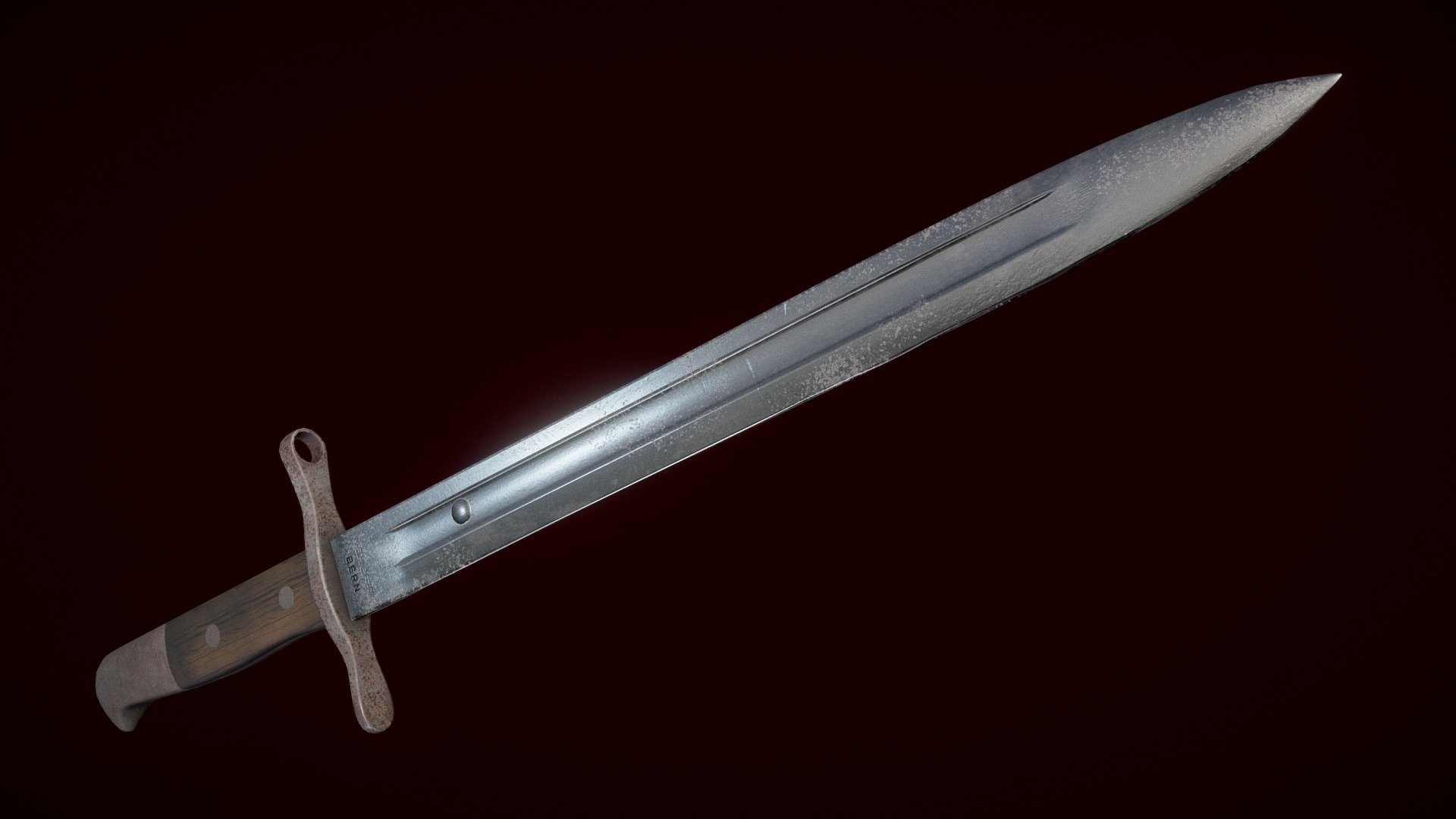 WW1 Swiss M1911 Bayonet
