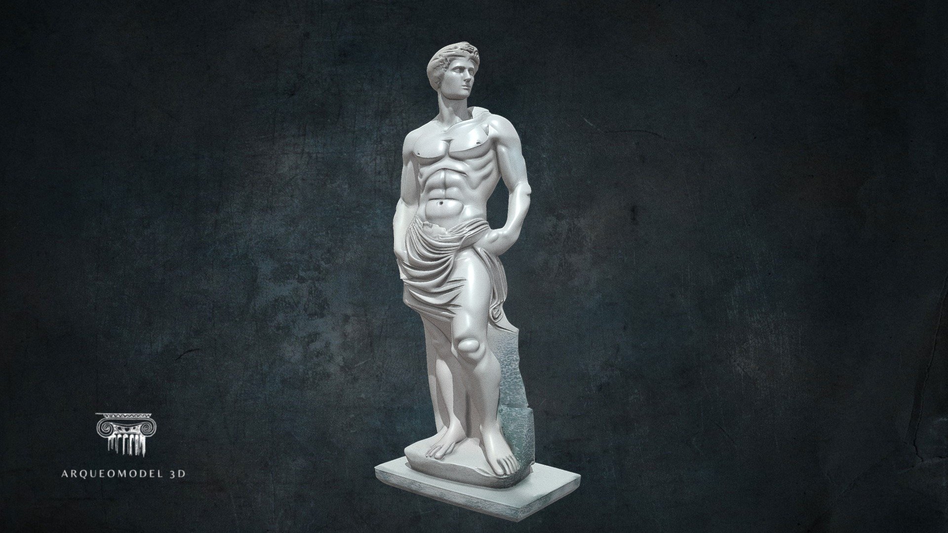 Marble Classical statue man 02 | 3D Printable