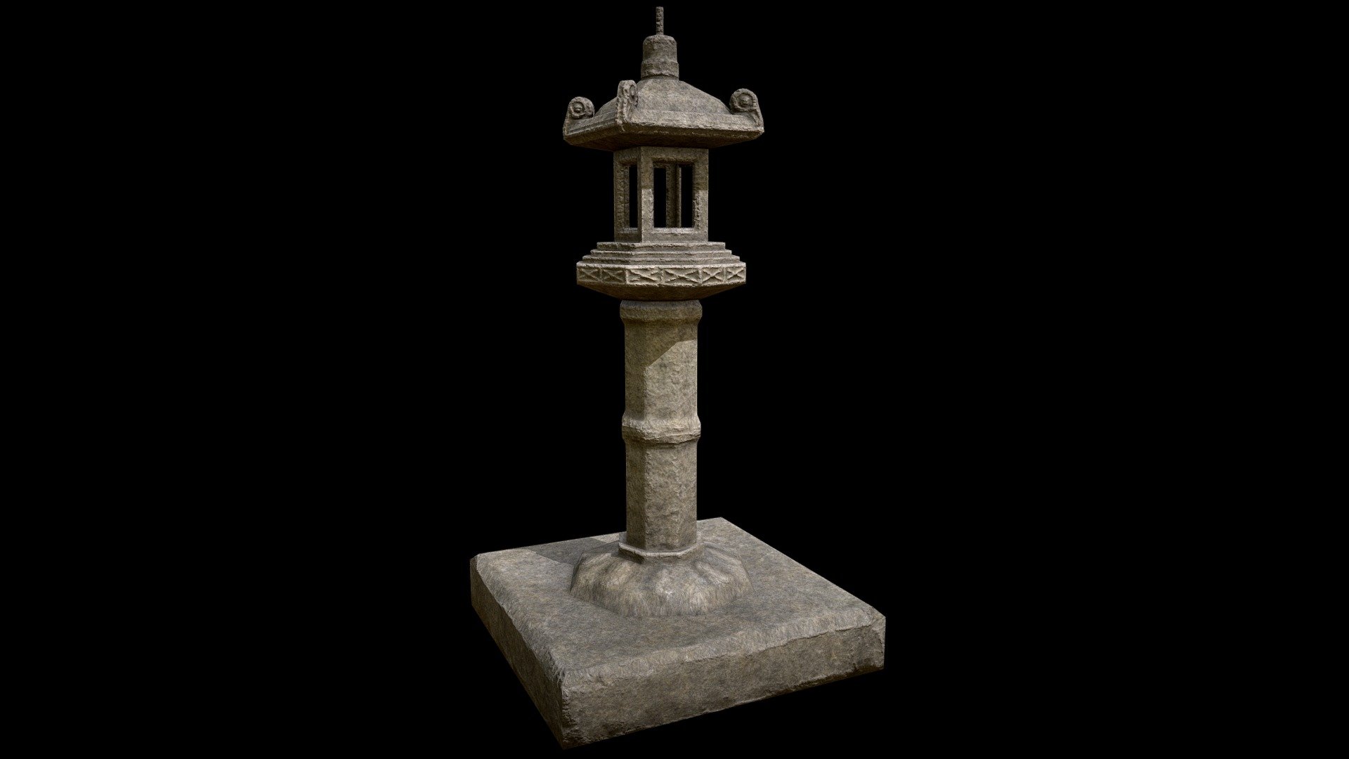 Japanese Style Stone Lantern