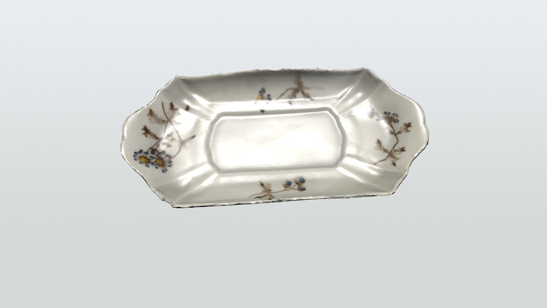 Floral Dish Saucer