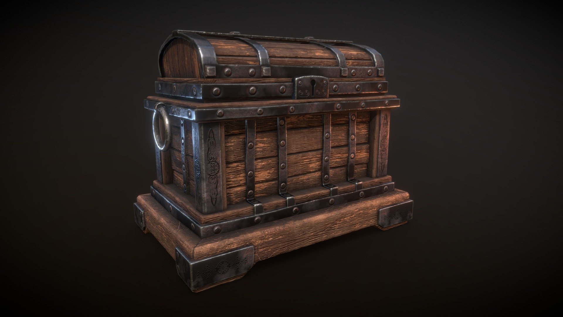 Old wooden chest