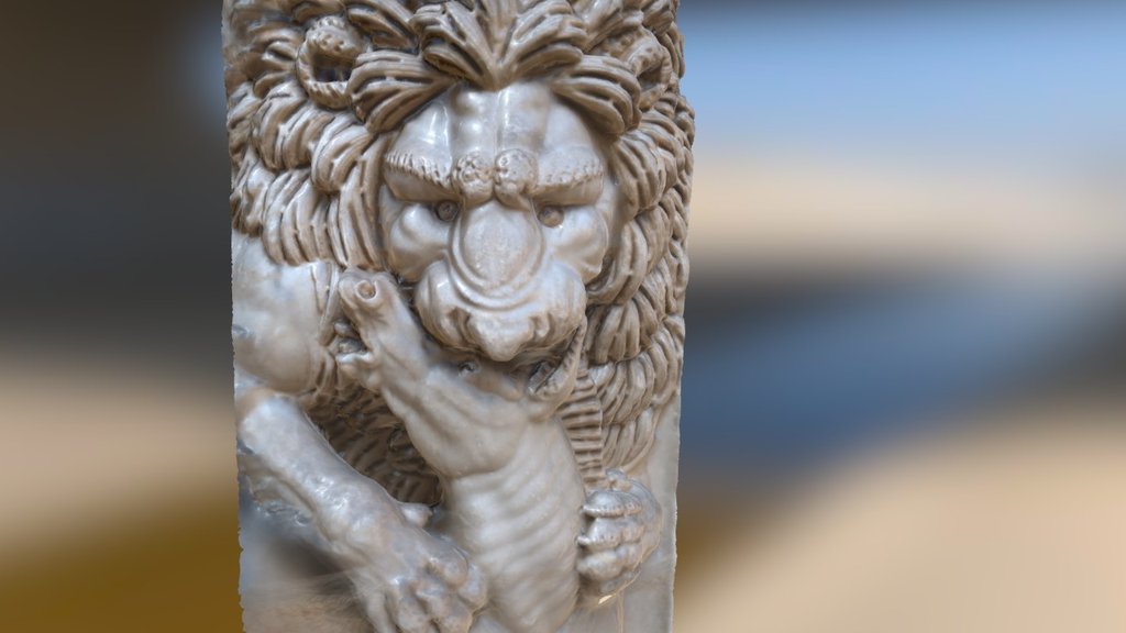 Lion sculpture