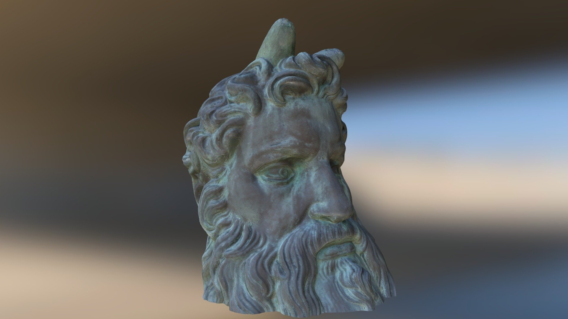 Moses by Michelangelo Head