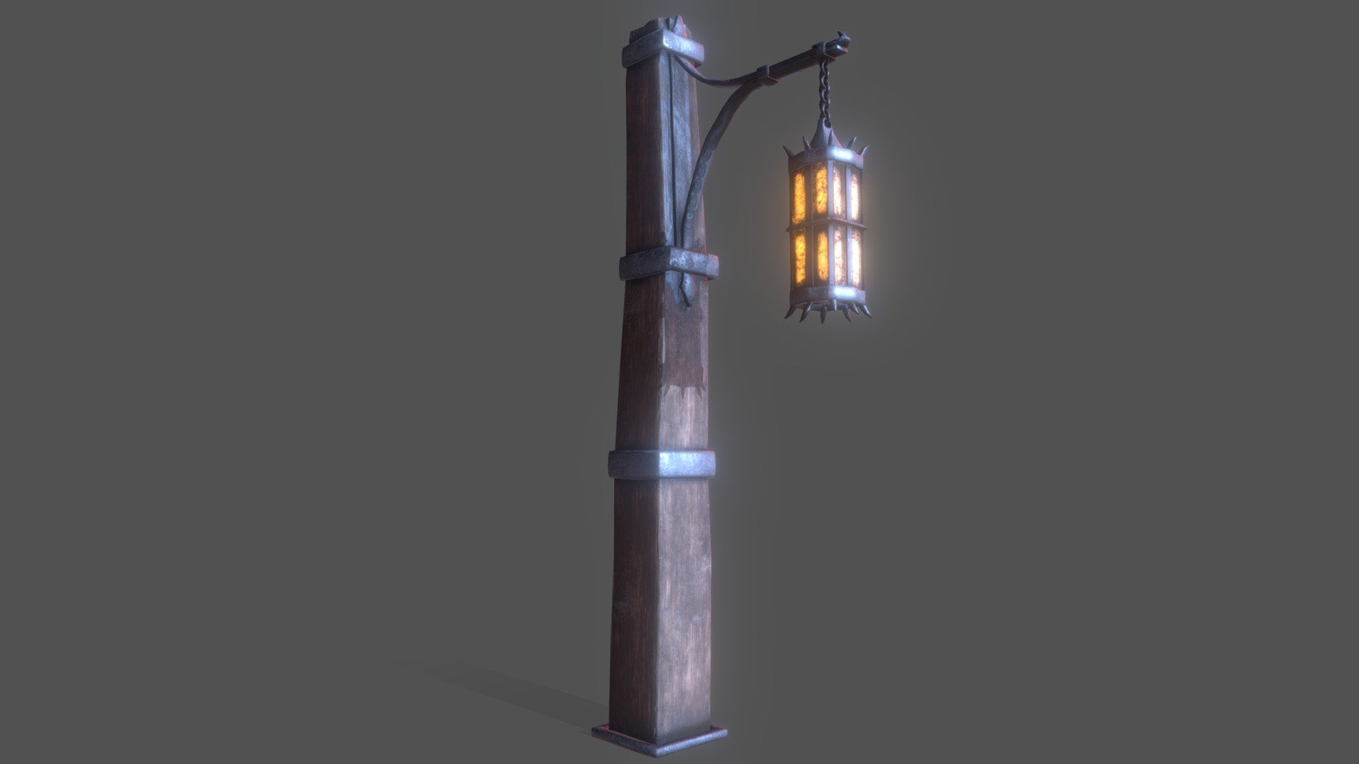 Medieval Lamp Post 💡