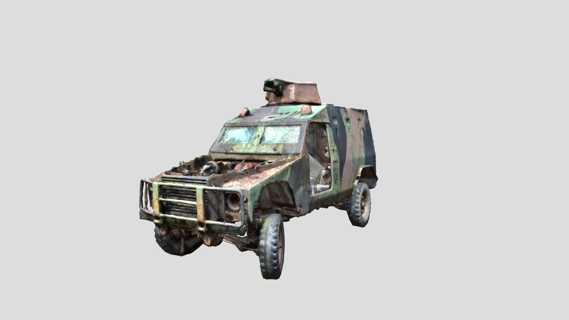 Armoured Truck - Wrecked