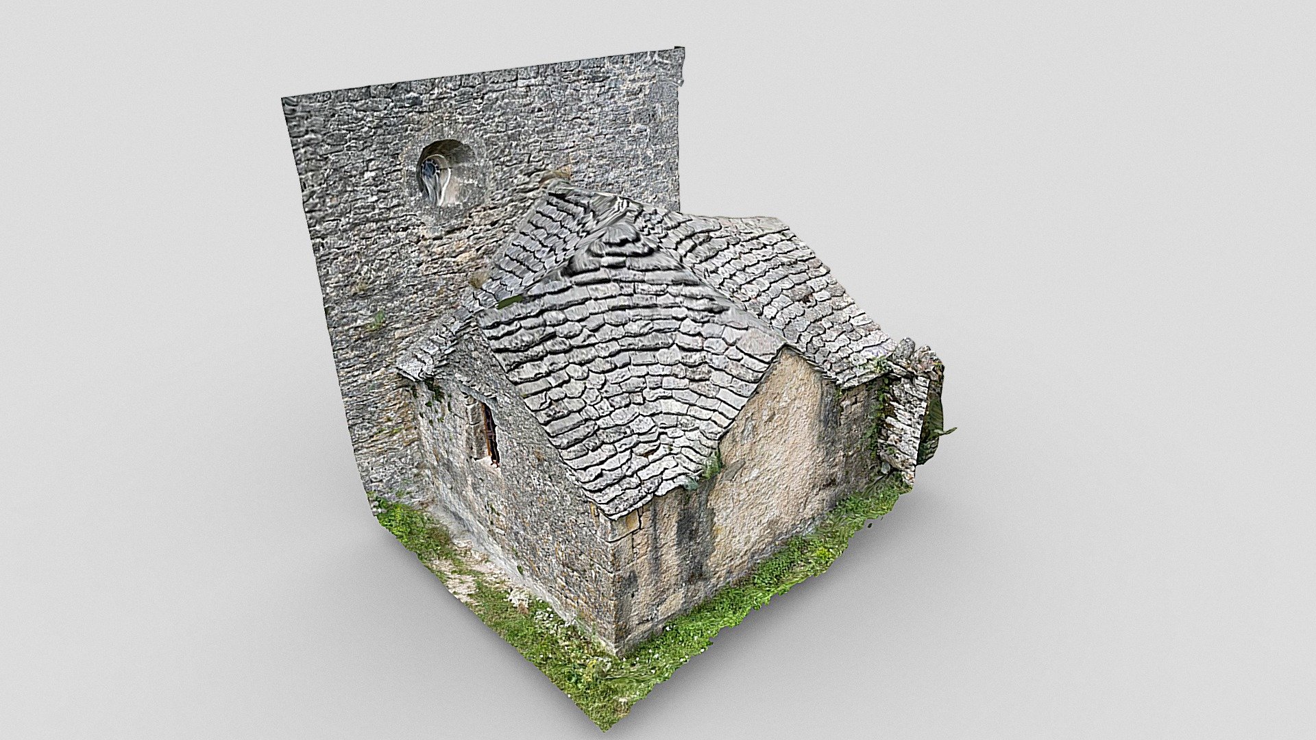 Day 206: Medieval stone house - 1scanaday