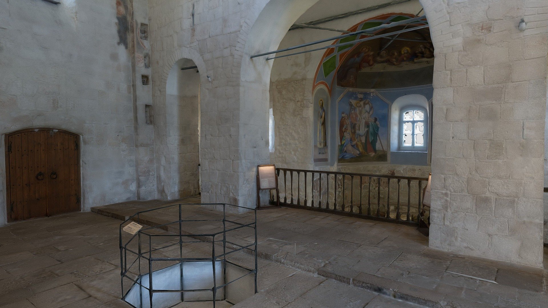 Old Orthodox Church in Suzdal (inside & outside)