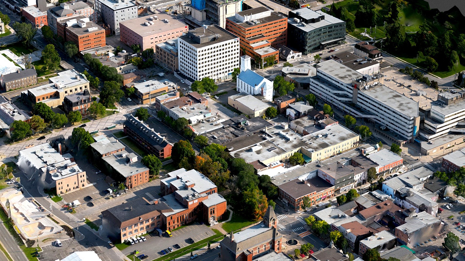 Canadian City Downtown Photogrammetry Analysis
