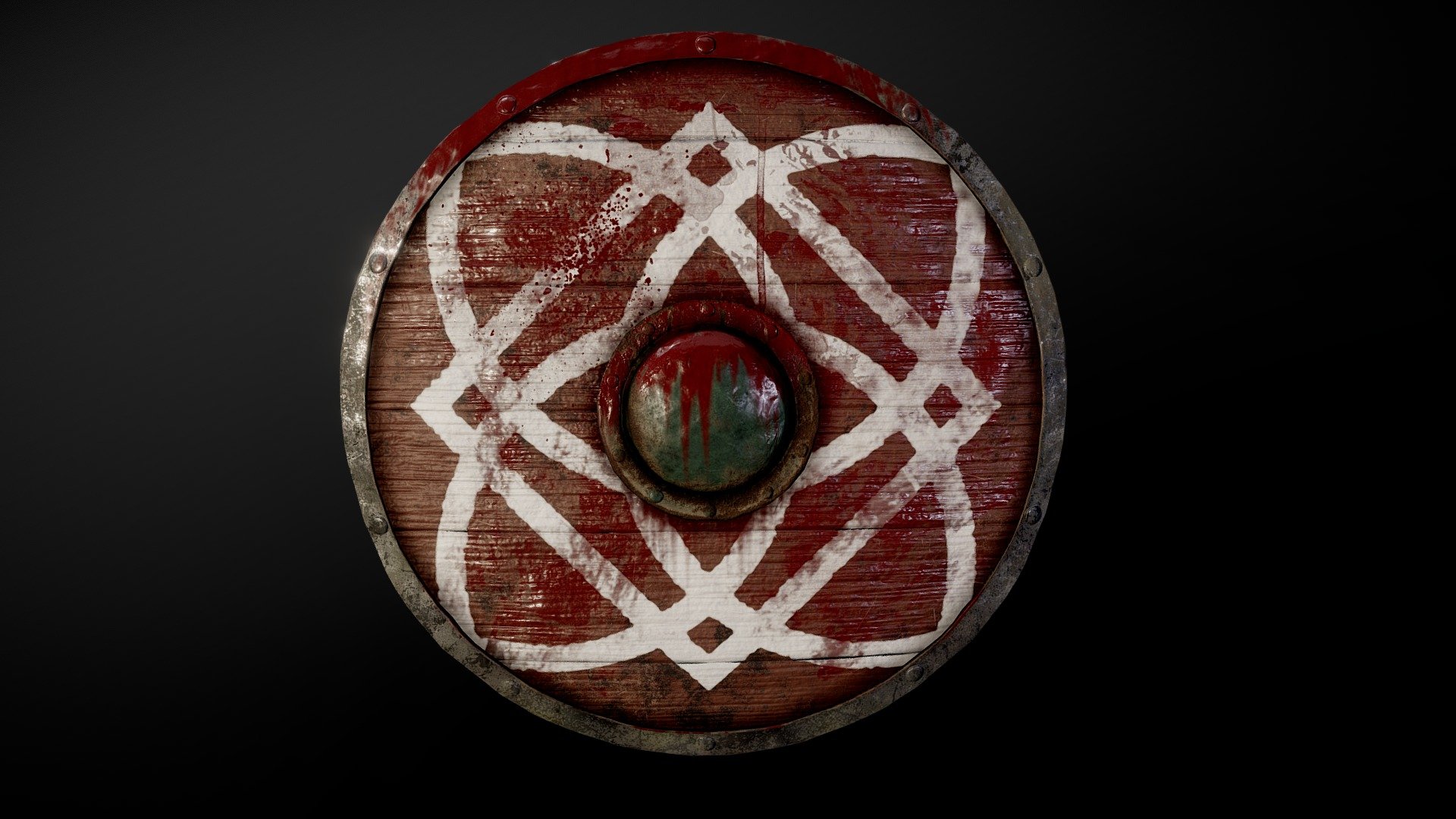 Vikings shield (midpoly)
