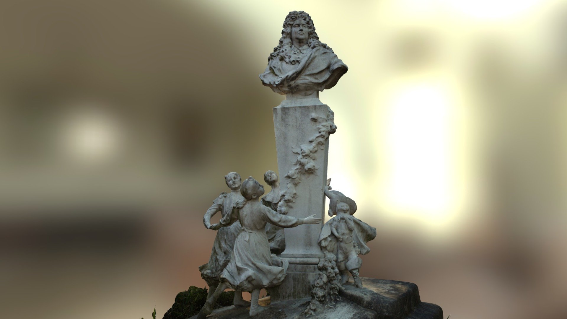 Charles Perrault, Tuileries Garden, Paris