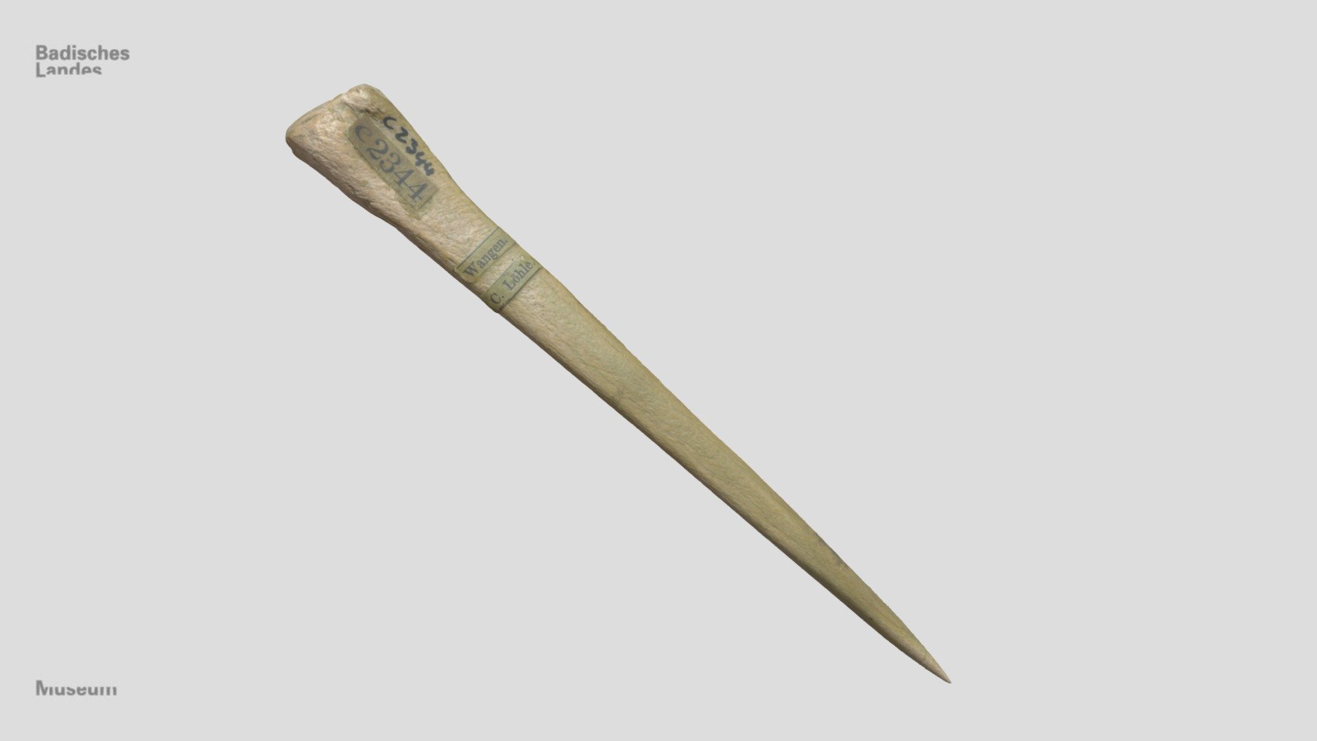 Knochenartefakt