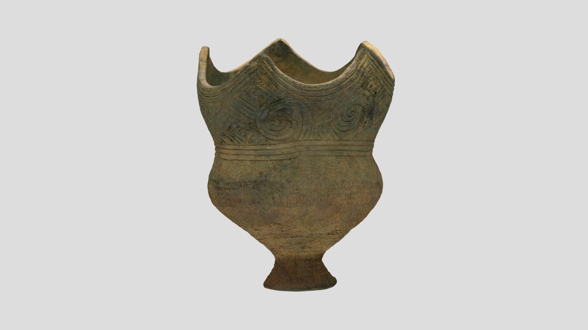 台付深鉢形土器　pedestal pot