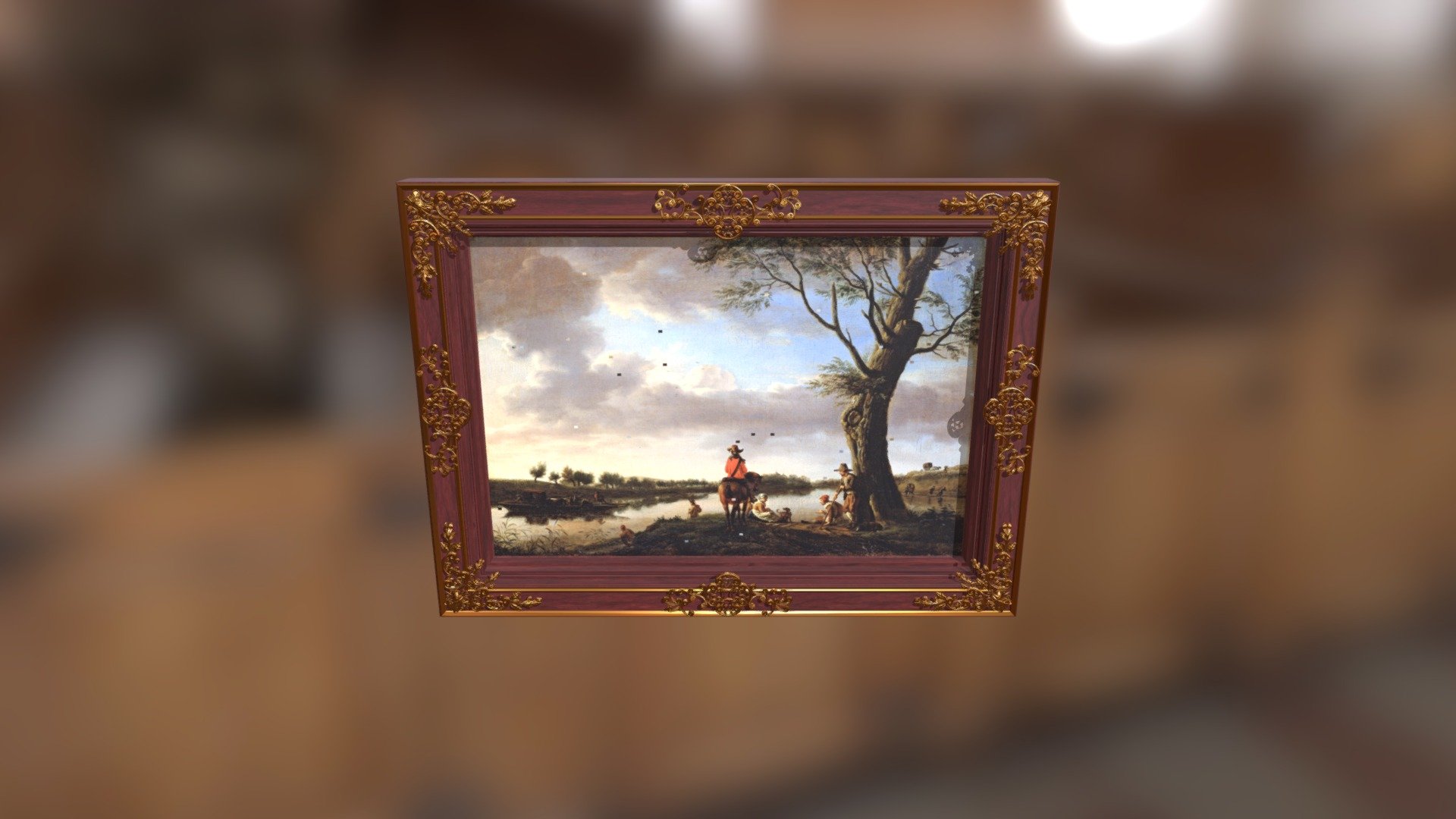 Baroque Style Oil Painting Frame by JamesVTong