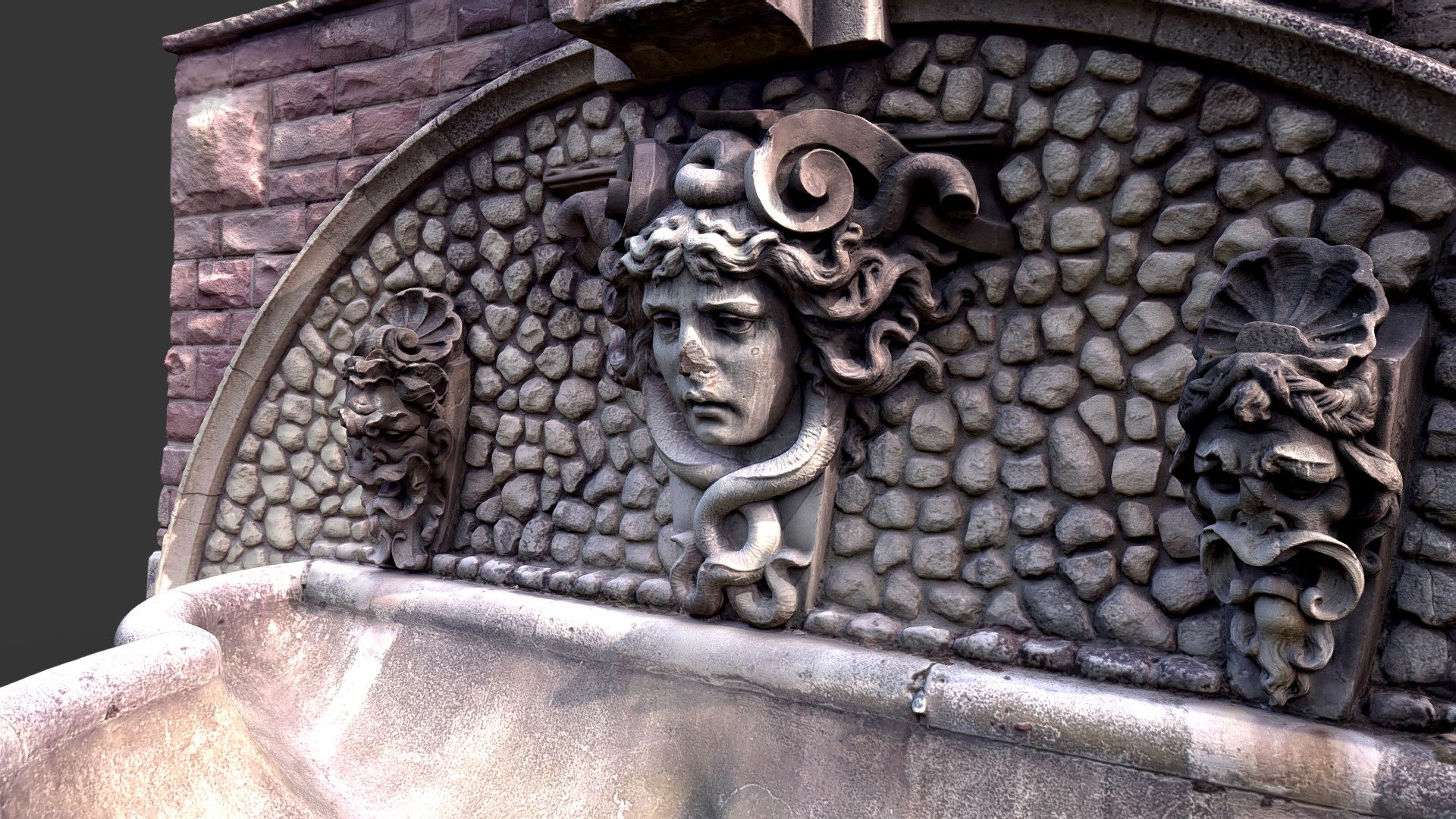 Medusa fountain