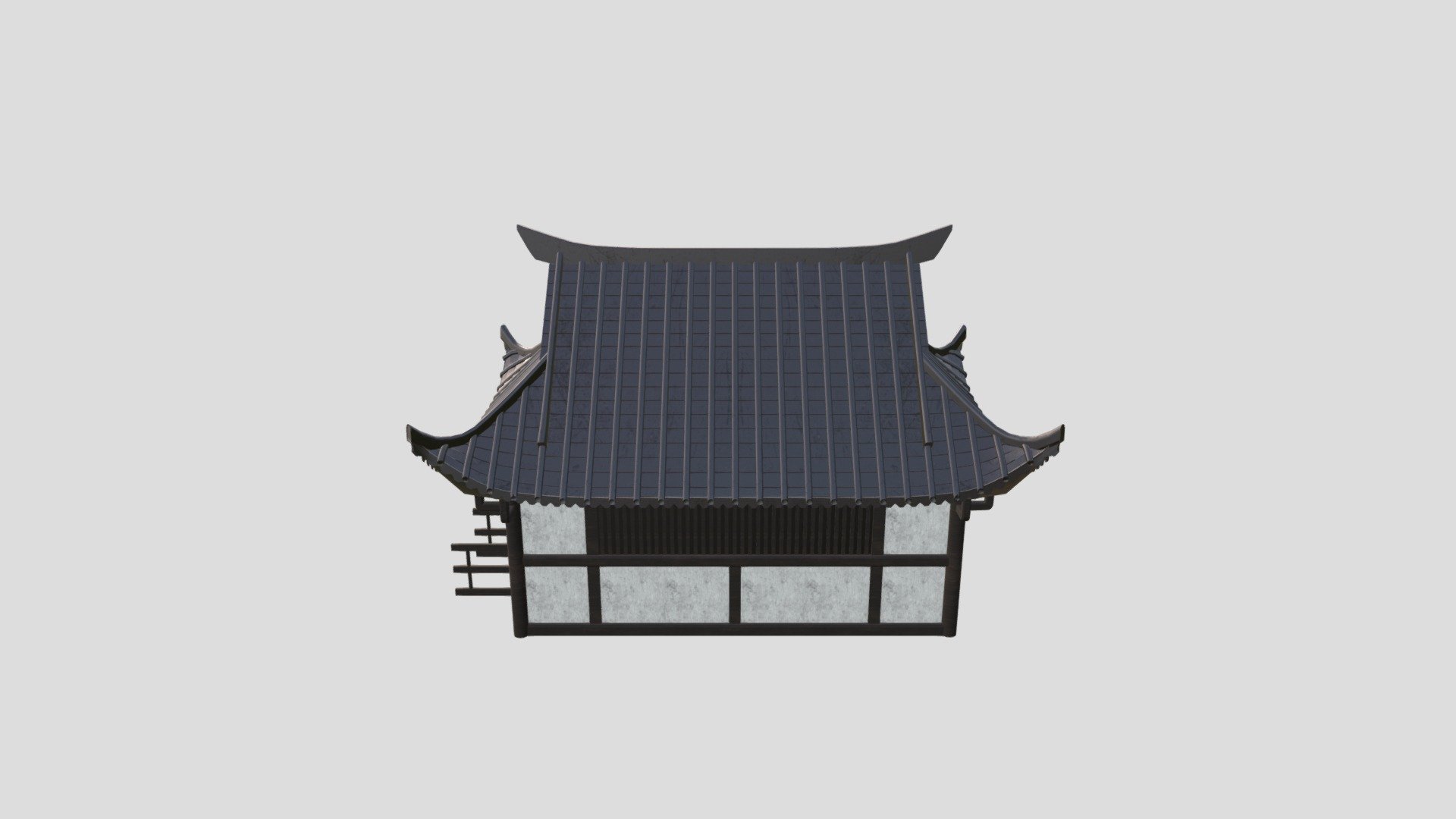 Traditional Japanese House (Brown)