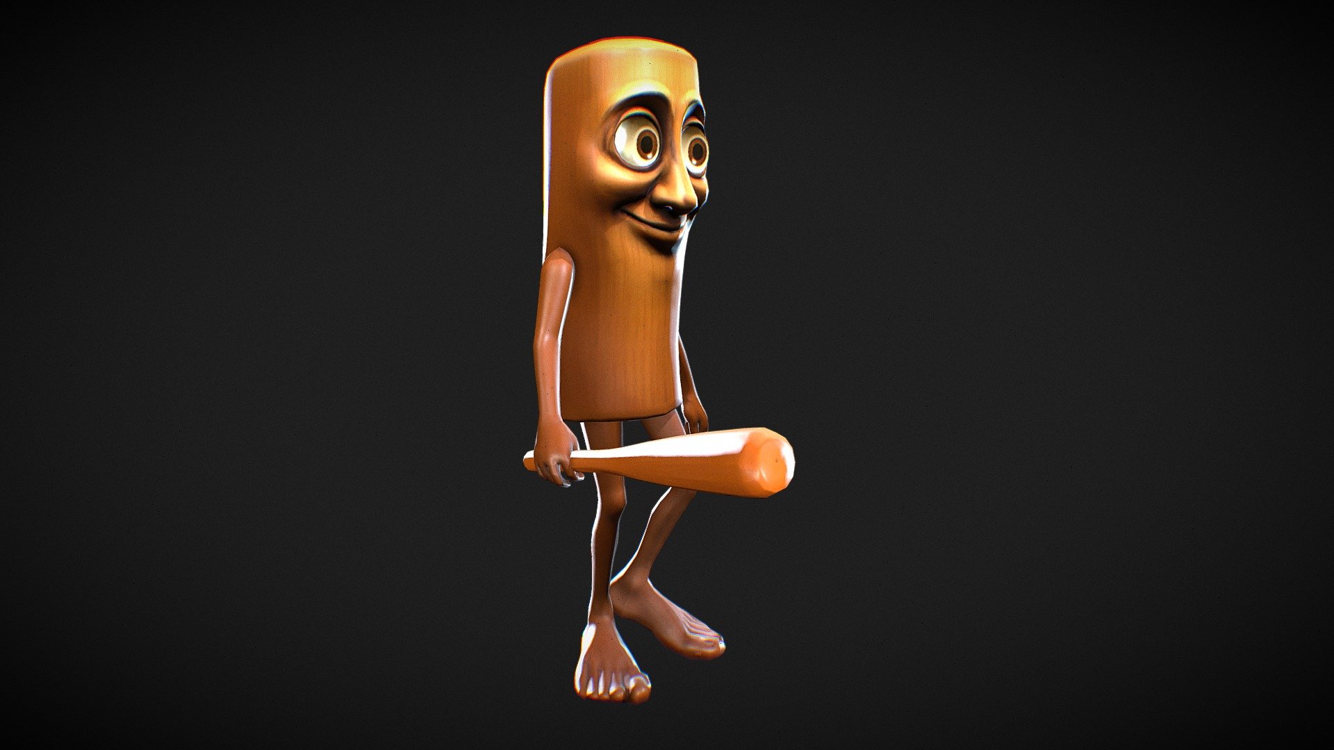 Tung Sahur Game 3D model (Roblox)