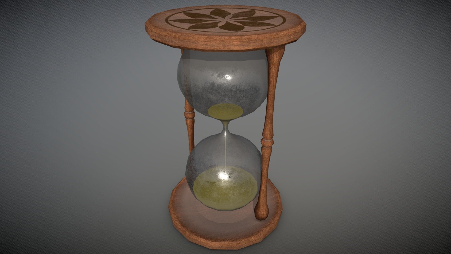 Wooden Hourglass