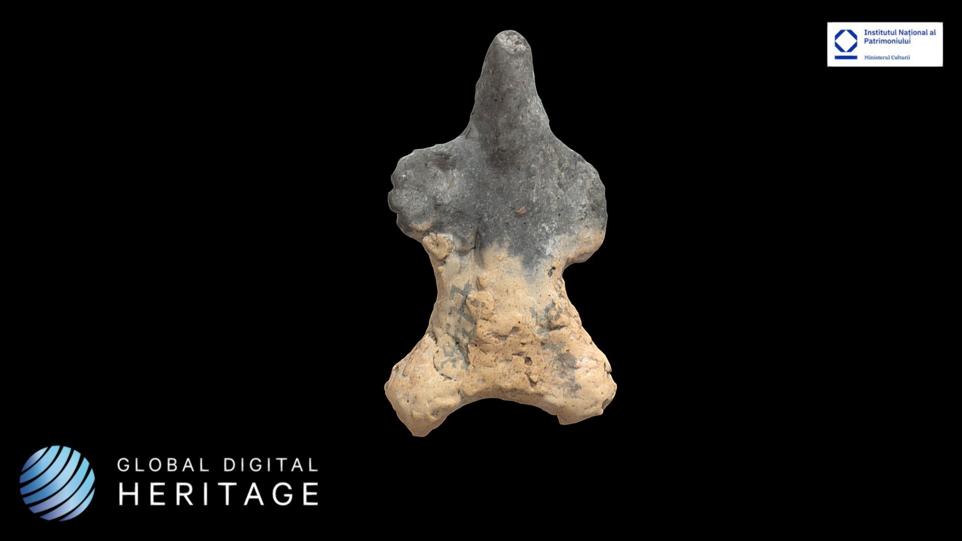 Miniature anthropomorphic figurine