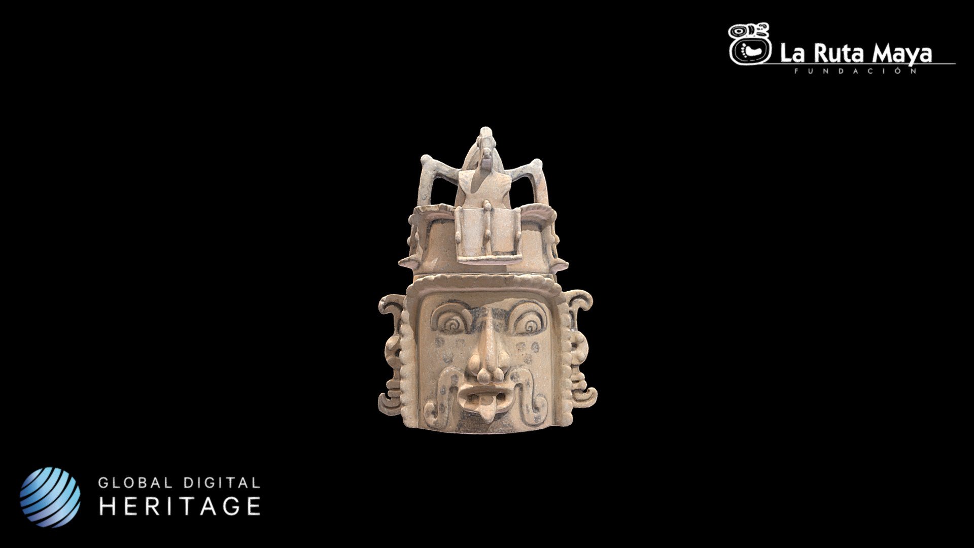 Bichrome Urn with Chaac Deity