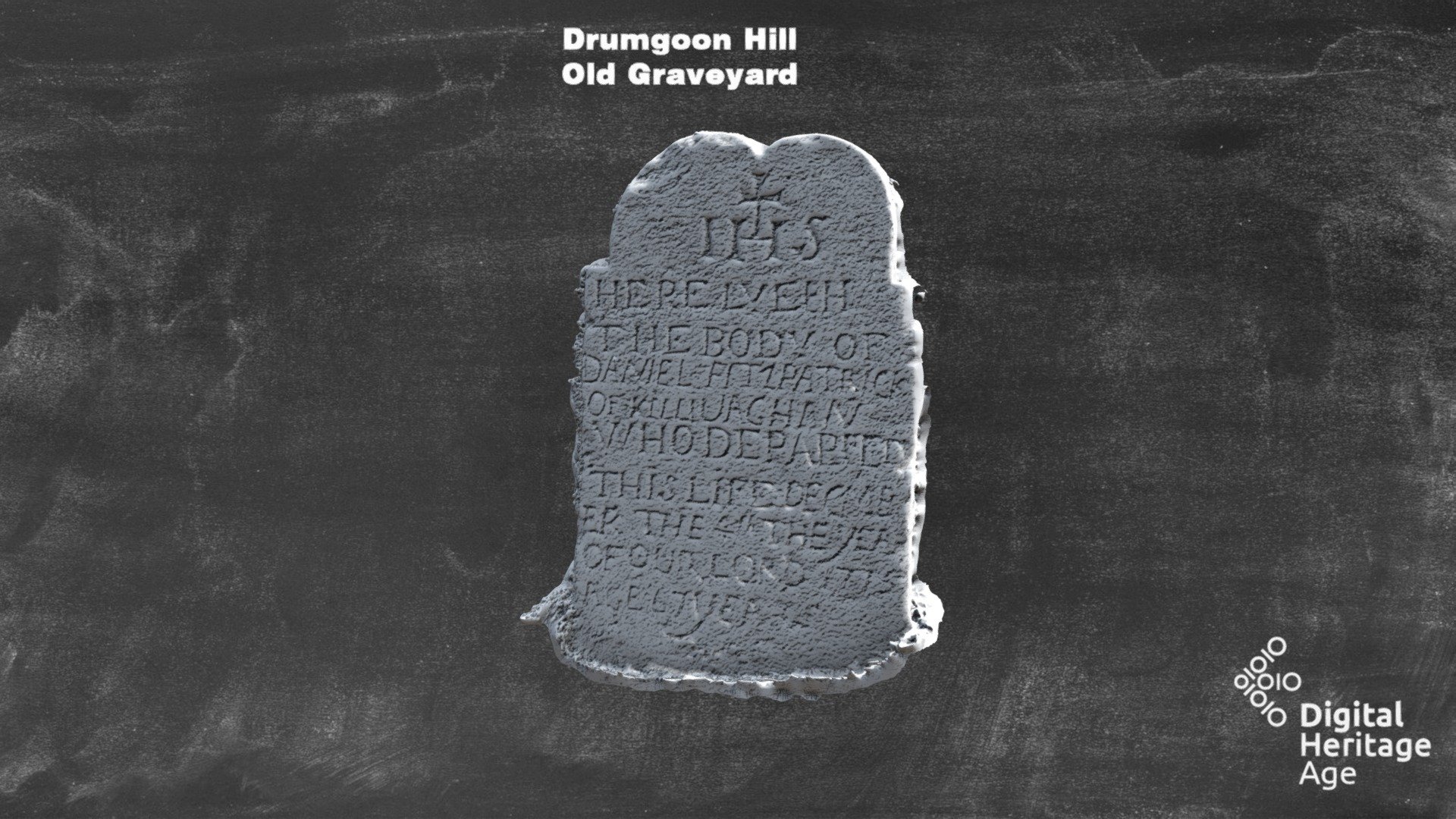 Drumgoon Hill - Old Graveyard Headstone 543