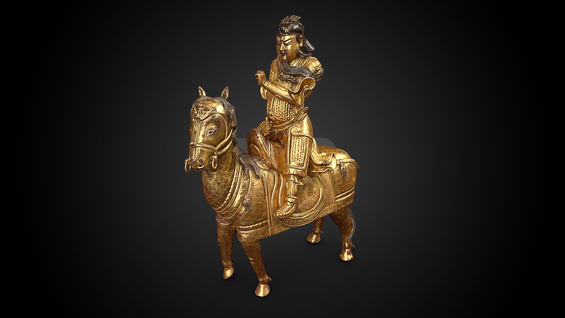 General Guan Yu on Horseback, 16th C CE