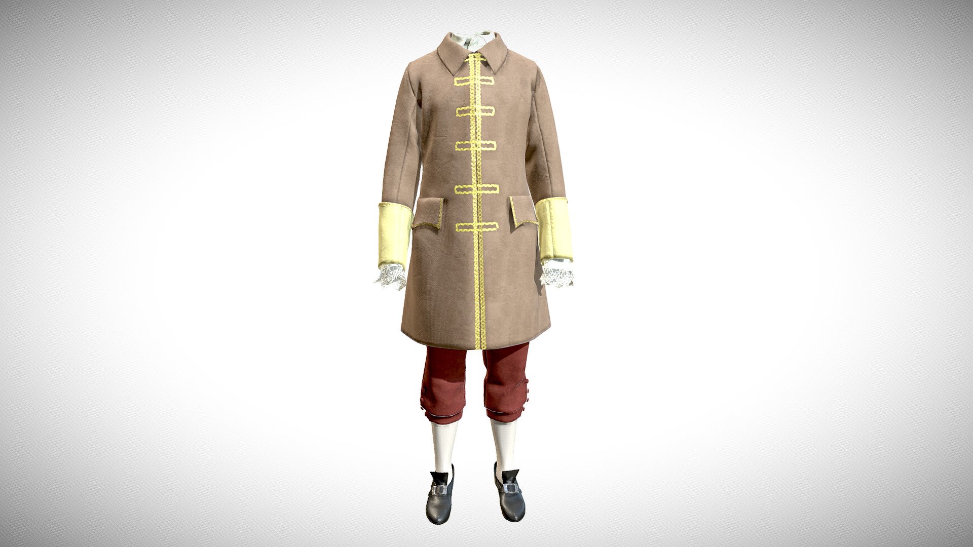 Man's #2 costume from a historical engraving