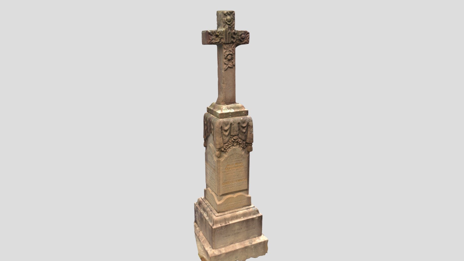 Carved memorial - Rookwood Cemetery  Sydney.