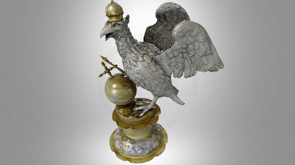 Vessel in the shape of the Polish Eagle