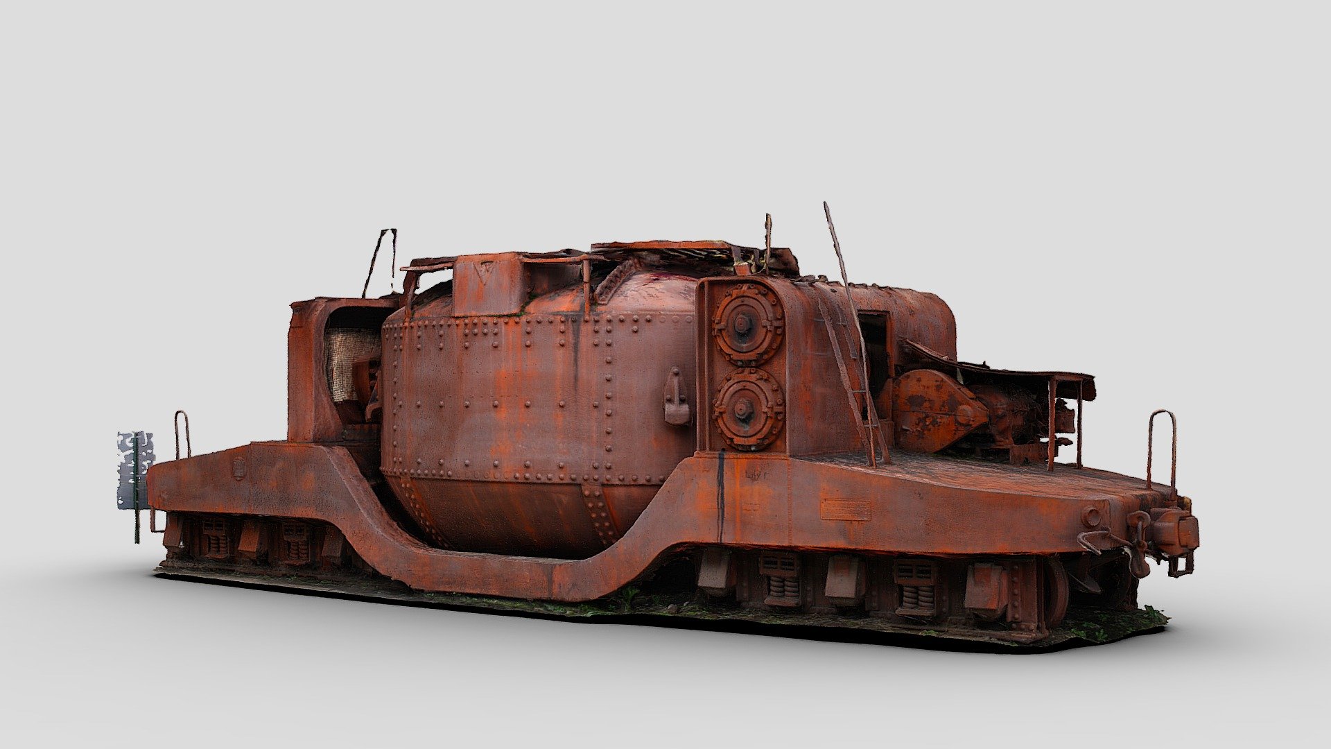 Ironworking Ladle Car (Free Raw Scan)