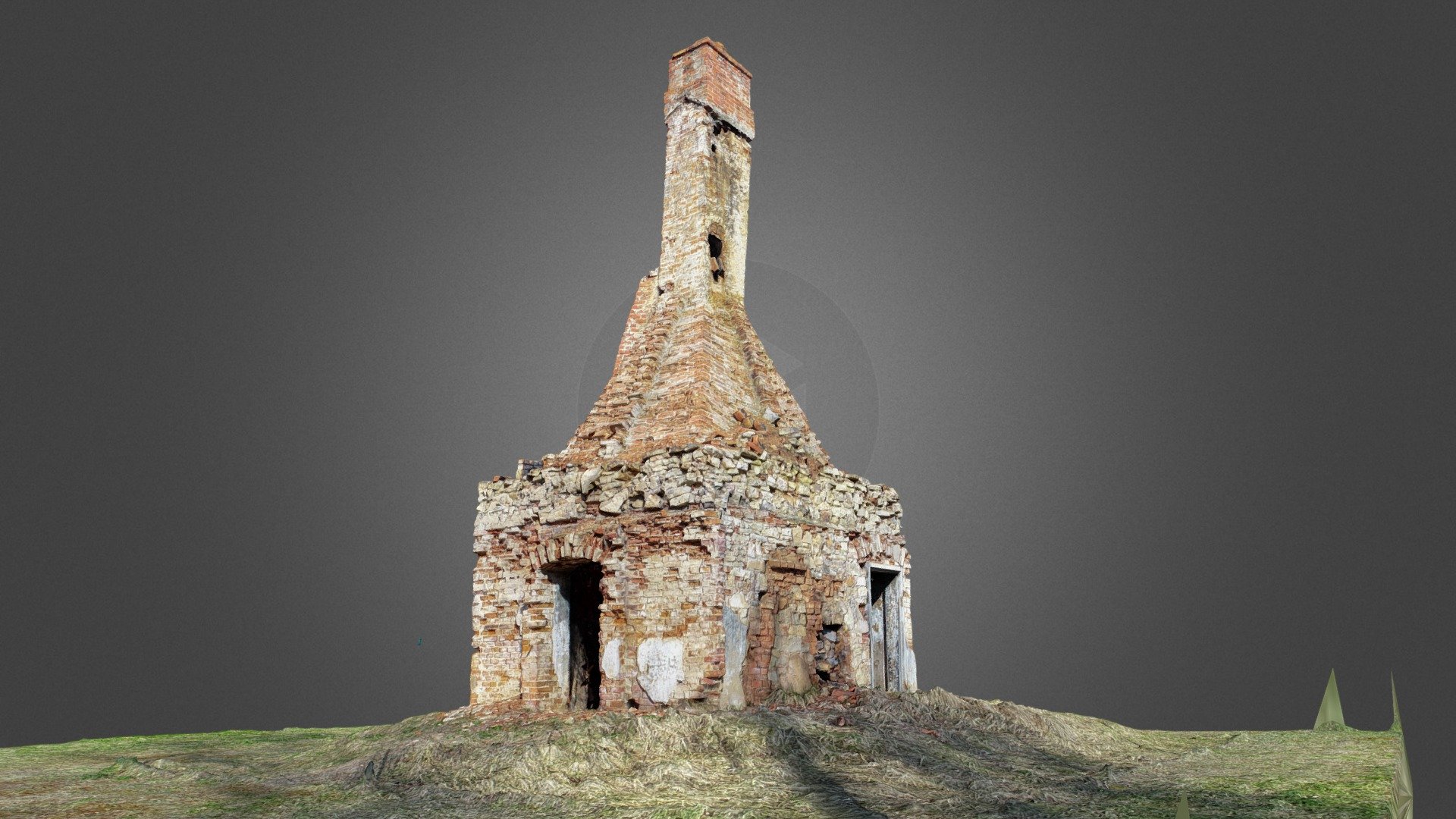 Gaujienas manteļskurstenis / mantle chimney