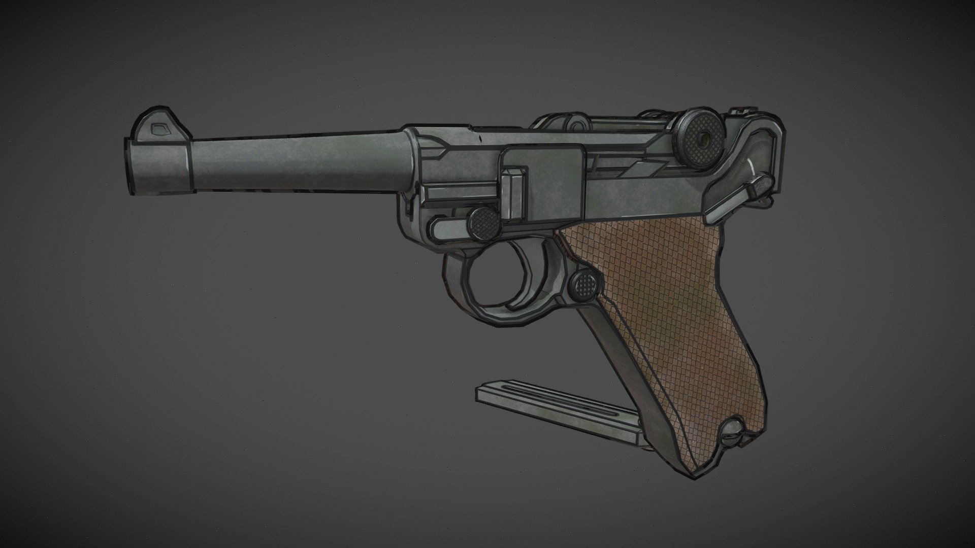 Luger P08 [Borderlands style]