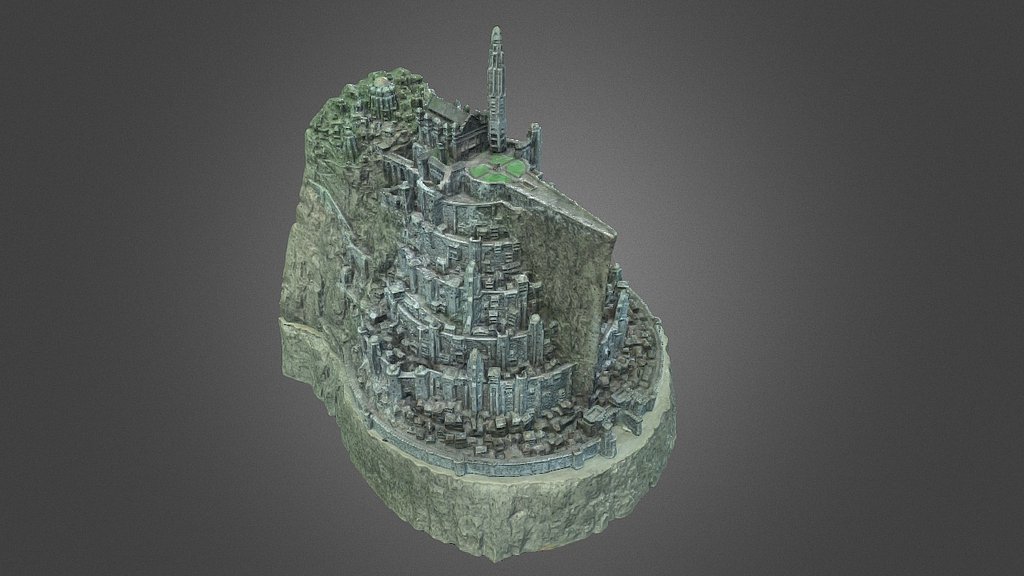 Scanned Minas Tirith Model (Lord of the Rings)