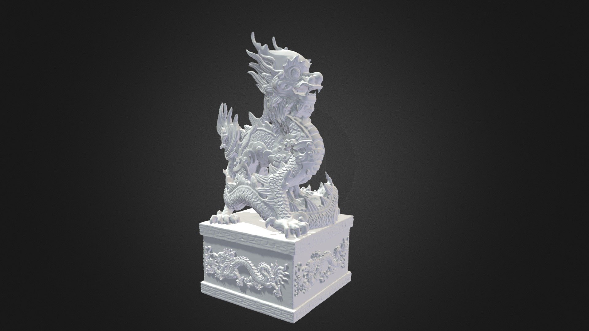Dragon of the Nguyen Dynasty Sculpture