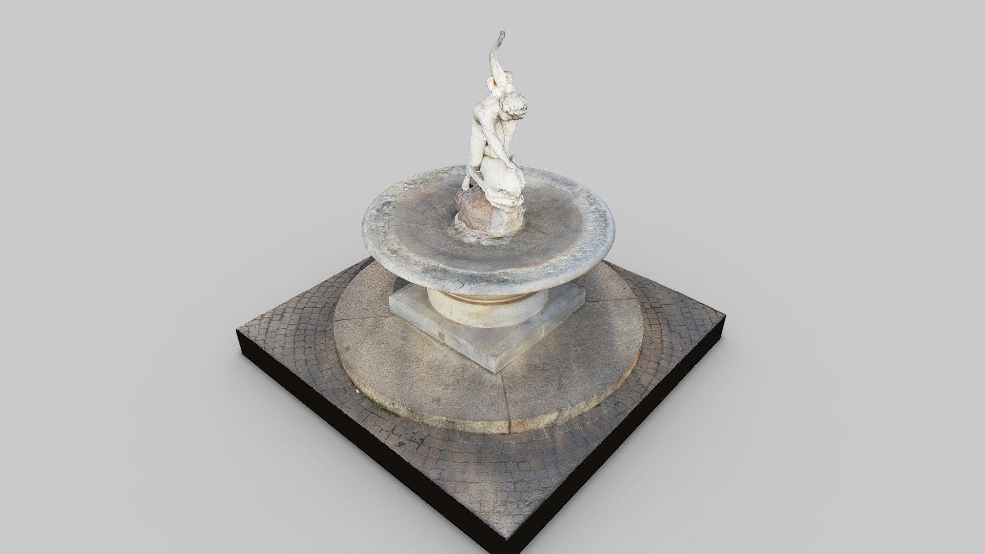 Boy And Dolphin Fountain