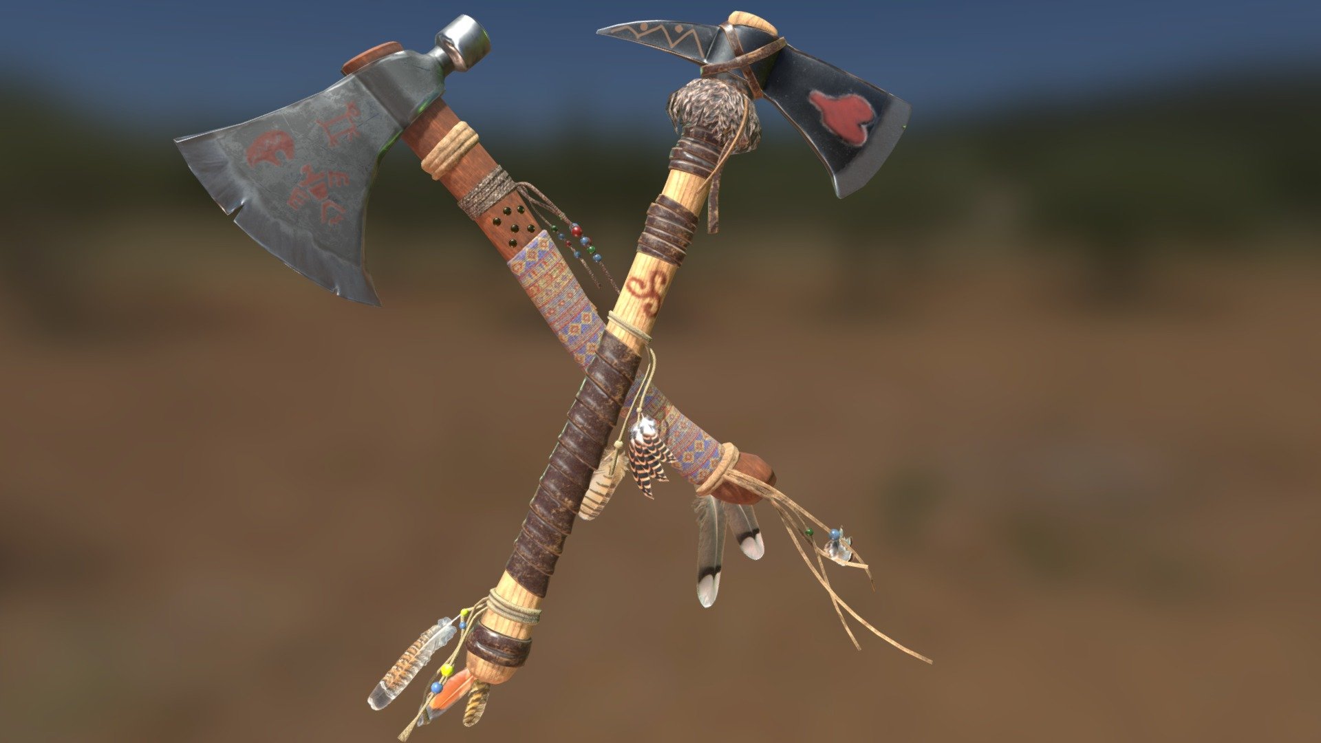 American Indian Tribal Axes