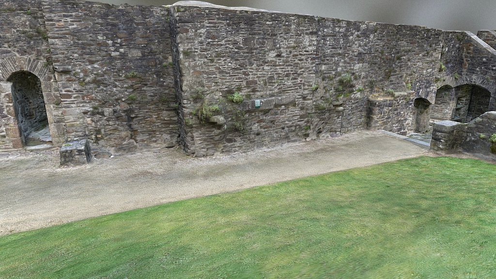 Rempart Walls scenery 3 - Fougères castle