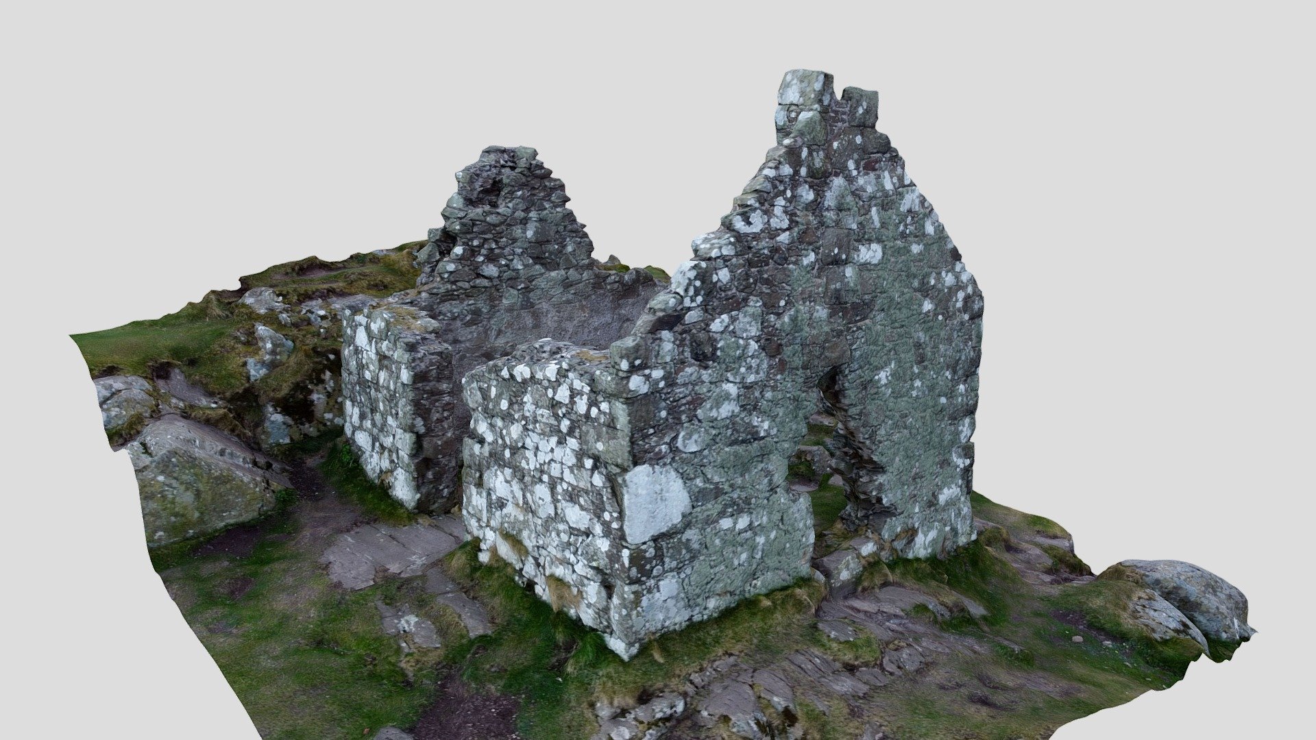 Ruins on The Law, Scotland