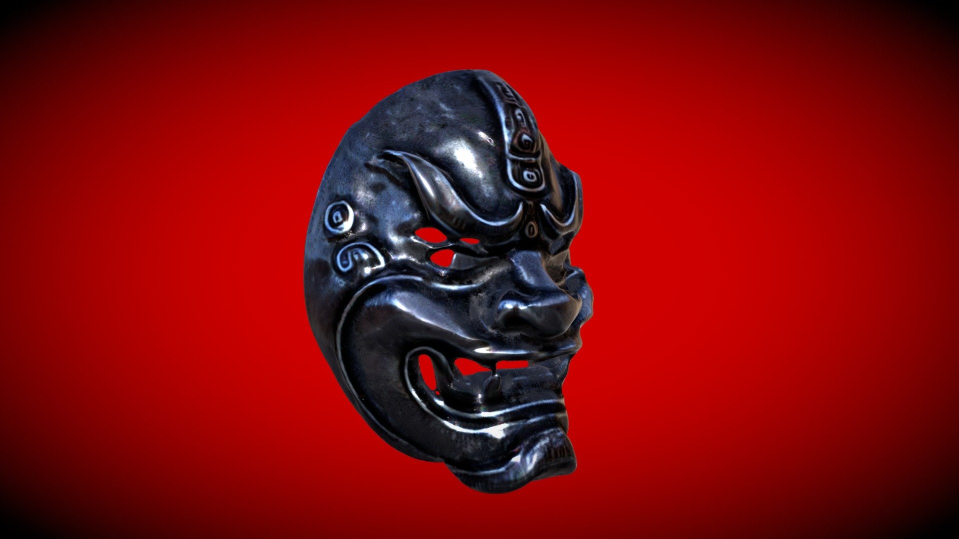 oni demon mask