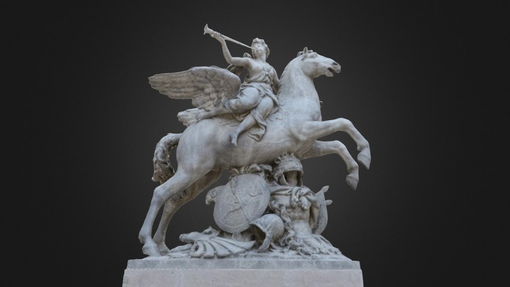 La Renommée - Louvre Museum (Low Definition)