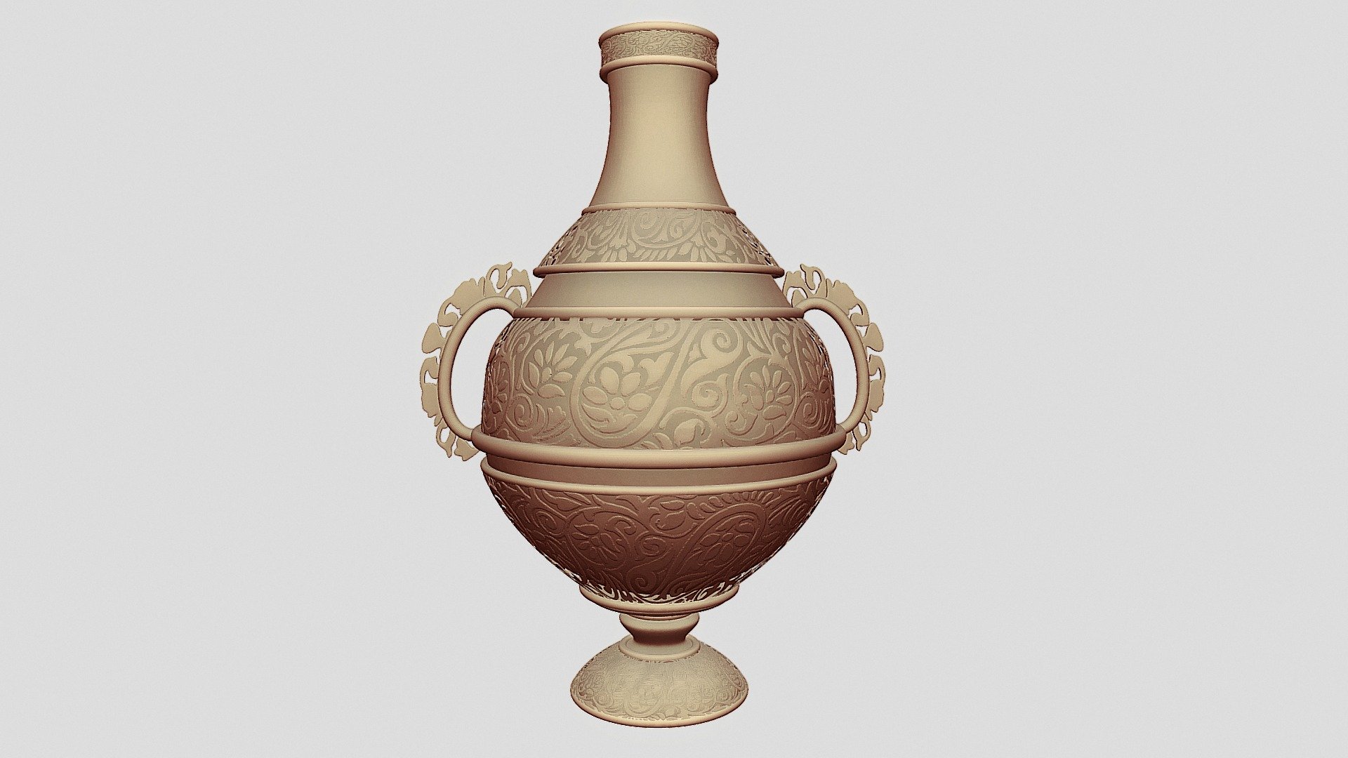 Ornate / Ornamental Vase Sculpt