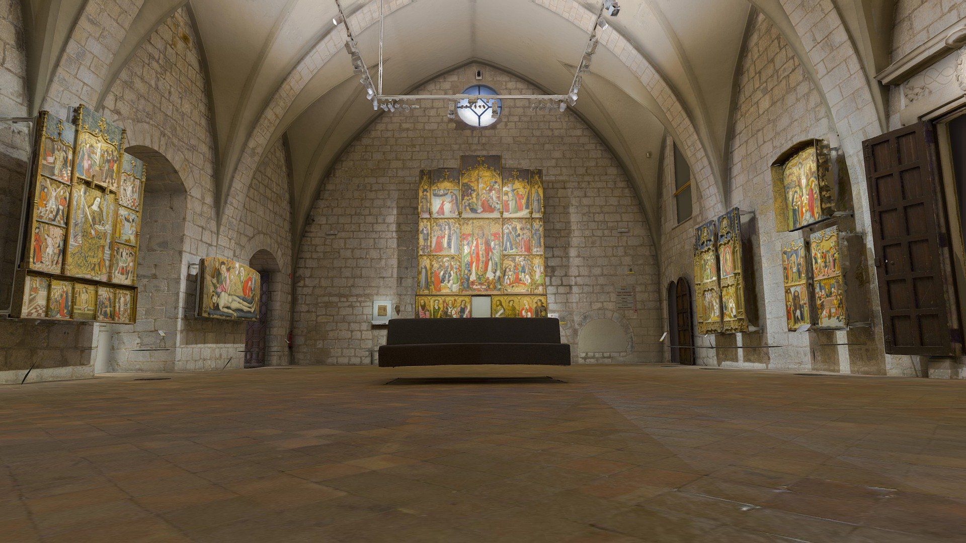 El saló del tron. Museu d'Art de Girona.