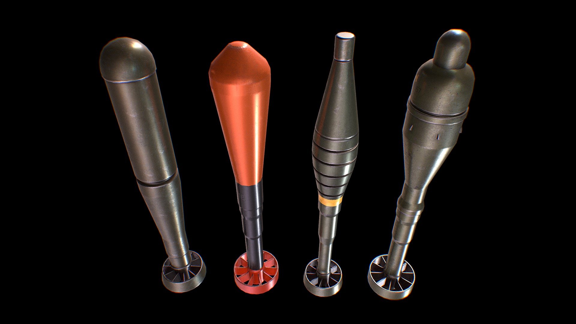 Rifle grenades Game-Ready Assets