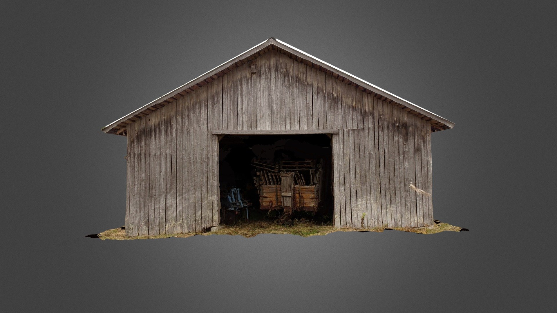 Old barn (georeferenced scan)