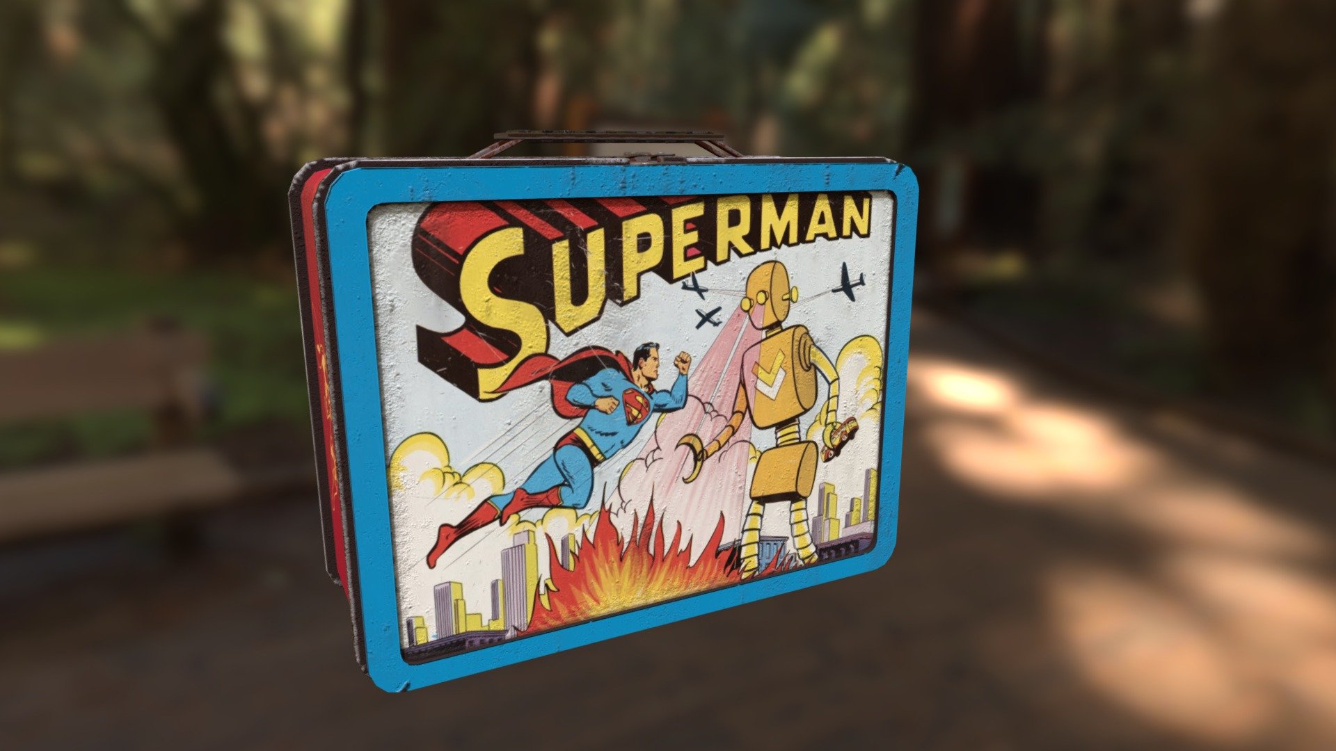 Vintage 1954 Superman Lunchbox - Joseph Morris
