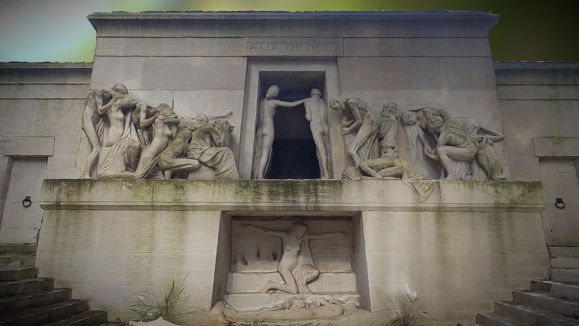 Monument aux morts, Père Lachaise photogrammetry