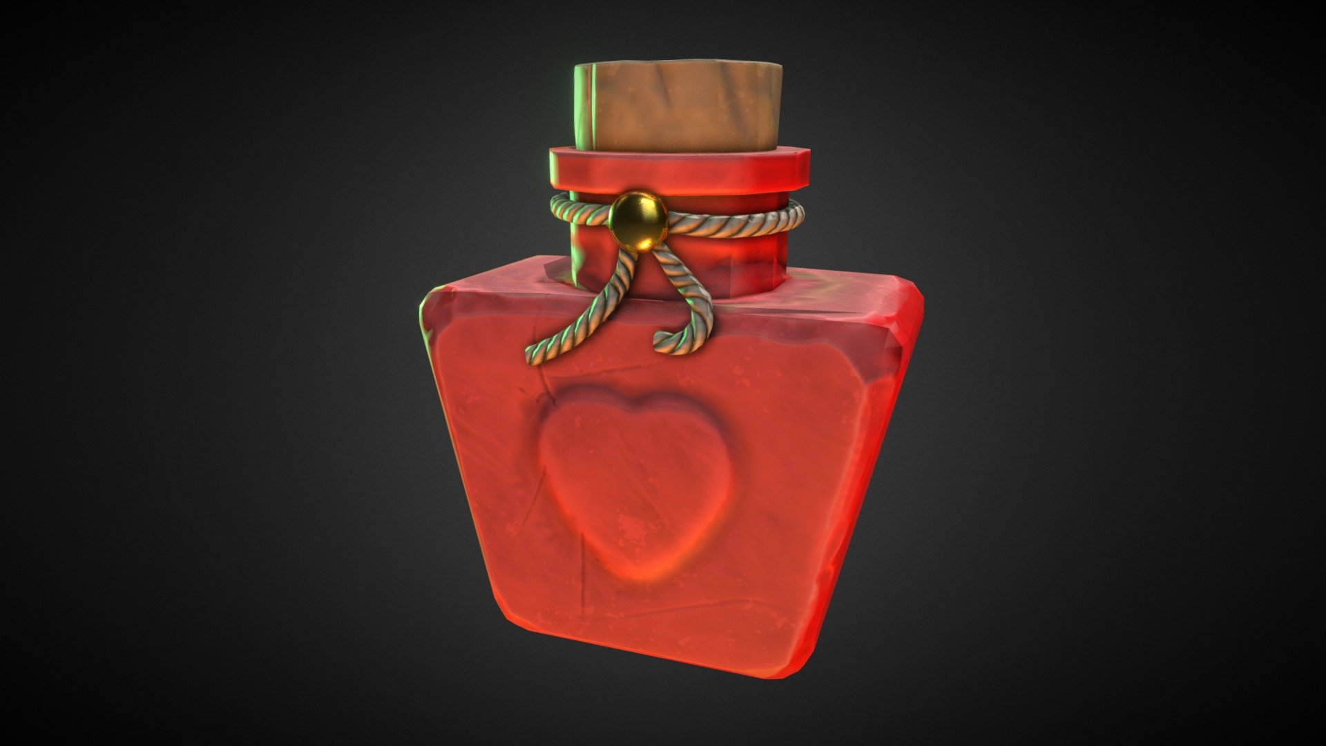 Stylized Health Potion
