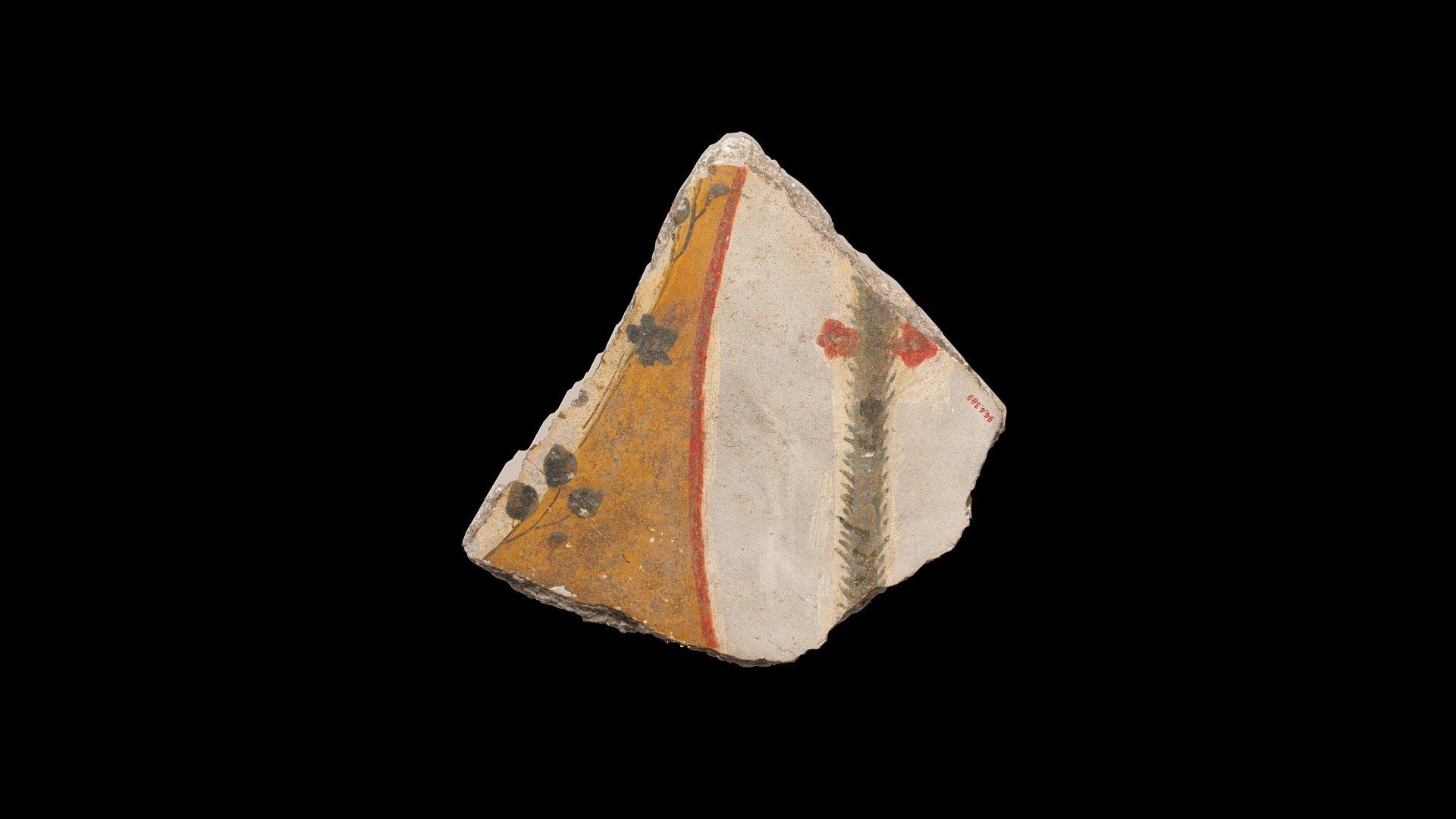 Painted wall fragment 1